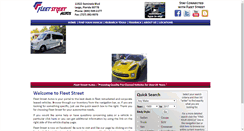 Desktop Screenshot of fleetstreetautos.com